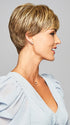 Model is wearing DETERMINATION by GABOR in color BROWN-BLONDE | Medium to Light Brown with Salon Highlights