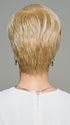 Model is wearing DREAM DEBUT in LIGHT-BLONDE | Medium Blonde Streaked with Pale Gold Highlights