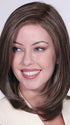The extended lace front creates a realistic appearance
