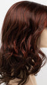 CHOCOLATE-CHERRY | Dark Brown roots with overall Medium Brown base with Deep Red highlights