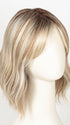 101/88/27S8 CATALINA BLONDE | Pale blonde with Pure White Natural Violet halo highlights, shaded medium brown 