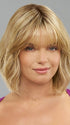 HOLLLIE by Jon Renau in 12FS8 SHADED PRALINE | Light Gold Brown, Light Natural Gold Blonde & Pale Natural Gold-Blonde Blend, Shaded with Medium Brown