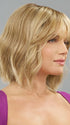 An effortlessly elegant style with its soft wispy bangs and gentle waves