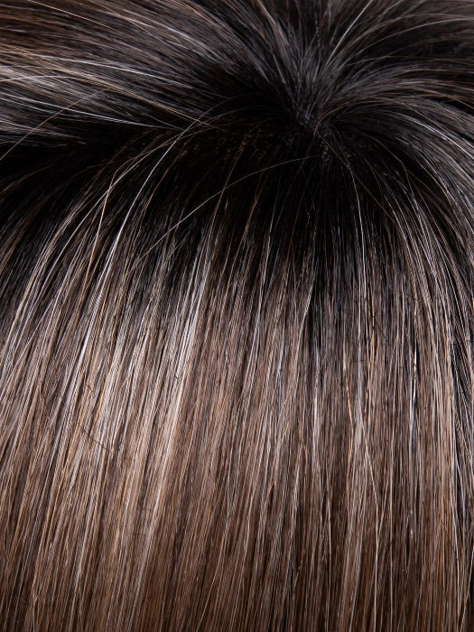 HONEY BREEZE | A blend of Cool, Honey Blonde and Multi-Dimensional Medium Brown with Darker Brown Roots