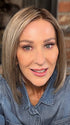 Eileen @crazywiglady is wearing ILA by RENE OF PARIS in shade GREIGE-R | A perfect blend of silver-grey and beige tones with medium brown root