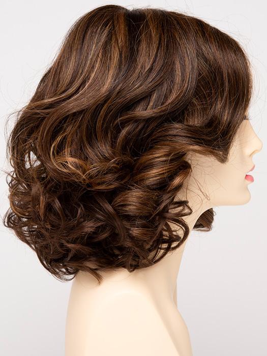 CHOCOLATE-CARAMEL | Medium Brown with Soft Red and Blonde highlights