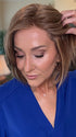 Eileen @crazywiglady is wearing Jadore by Ellen Wille in shade BERNSTEIN MIX | Light Brown base with subtle Light Honey Blonde and Light Butterscotch Blonde highlights