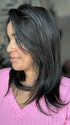 Brea @getwiggywithbrea wearing JILLIAN by JON RENAU in color 4 BROWNIE FINALE | Dark Brown
