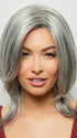 JODIE by Rene of Paris in SALT & PEPPER | 50/50 Blend of Pale Steel Grey and Deep Dark Charcoal Grey