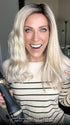 Kristyna @kristynamoore shows her straightened Maya by Envy in Silky Beige using the 3-in-1 Airstyler round brush. Not Dual Voltage -For USA 
Input:12V~ | 900W | 50/60Hz