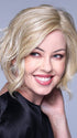 This style features an extended lace front and monofilament part for a natural look