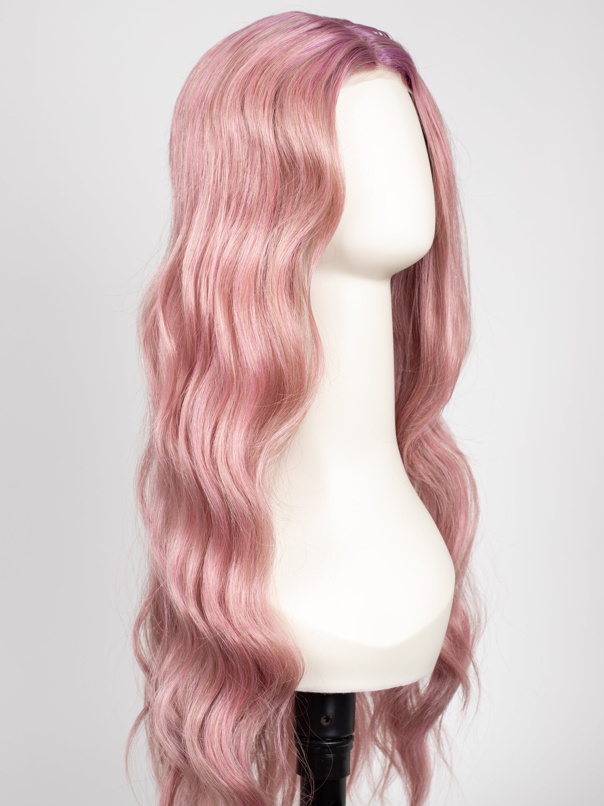 LAVENDER FROSE by Hairdo in LAVENDER-FROSE | Frosty Rose Pink with Pale Purple Roots