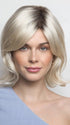 SEASHELL-BLOND-R | Cool White Blonde and Creamy White Tones Blended with Soft Brown Roots