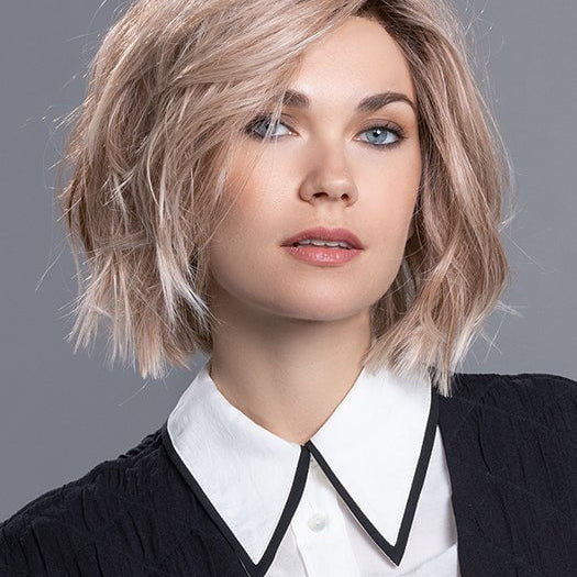 LIA by Ellen Wille in CANDY-BLONDE-ROOTED 101.27.60 | Pearl Platinum, Dark Strawberry Blonde and Pearl White Blend with Dark Shaded Roots PPC MAIN IMAGE FB MAIN IMAGE