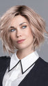 This blunt bob features an edgy razor cut finish