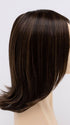 AMARETTO-CREAM | Dark Brown roots with overall Medium Brown base with Honey Blonde highlights