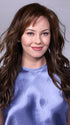 Model is wearing LIVERPOOL in color MOCHA MABLE BROWN | A mix of Dark Brown, Medium Brown, Light Auburn, Medium Strawberry
