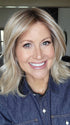 Natalie Gray @vanish.into.thin.hair wearing LORYN by RENE OF PARIS in color SEA-SALT-BLOND-R | A perfect mixture of cool, icy-blond and warm-dark blond. The rich brown root tone enhances the modern appearance