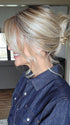 Natalie Gray @vanish.into.thin.hair wearing LORYN by RENE OF PARIS (styled) in color SEA-SALT-BLOND-R | A perfect mixture of cool, icy-blond and warm-dark blond. The rich brown root tone enhances the modern appearance