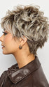 A sophisticated short synthetic wig