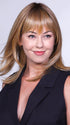 This mid-length wig has light density for a more comfortable fit and heat friendly synthetic hair for versatile styling