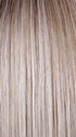 MILKSHAKE BLONDE-R  | A mixture of Light Sandy Brown, Highlighted with Light Ash Blonde with a Hint of Light Platinum Blonde with a Medium Root Color