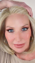 Kim Hammon @letstalkwithkim wearing Montecito by Belle Tress in color CAKE BATTER BLONDE | Neutral Beige Color Blonde mixed with Medium and Dark Blonde, Highlighted with Ash Blonde