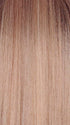 MUSHROOM-MELANGE | A modern mushroom blonde with a mid-brown root, featuring tones of cream, pale chocolate, and soft steel blonde. 