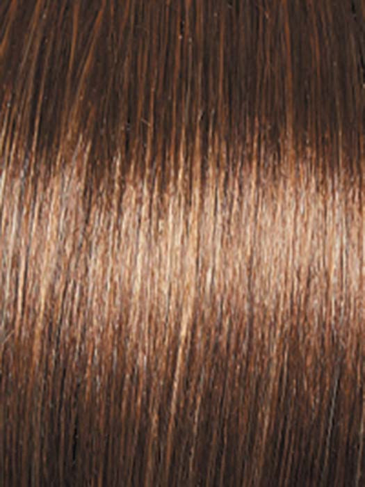 GF10-12 SUNLIT CHESTNUT | Rich Brown base with warm Caramel highlights