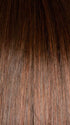 CHERRY-BROWN-R | Medium Rich Brown and Soft Reddish Brown Base with Medium Red Highlights