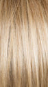 MELTED-CARAMEL | Warm and Rich Brown Root Melting into Golden Caramel Blond and Natural Medium Blond Tips