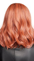 DUSTY-ROSE | Medium Coral Red Base with Dark Brown Roots