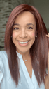 Brea @getwiggywithbrea wearing SHOW STOPPER by RAQUEL WELCH WIGS in RL33/35 DEEPEST RUBY | Dark Auburn Evenly Blended with Ruby Red
