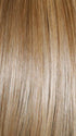 RAW SUGAR BLONDE | A Neutral Light Blonde, Honey Blonde, Pale Gold Blonde, with a base of Light Brown Low Lights featuring a Medium Root Color