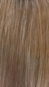 RH12/26RT4 | Light Brown with Fine Golden Blonde Highlights And Dark Roots