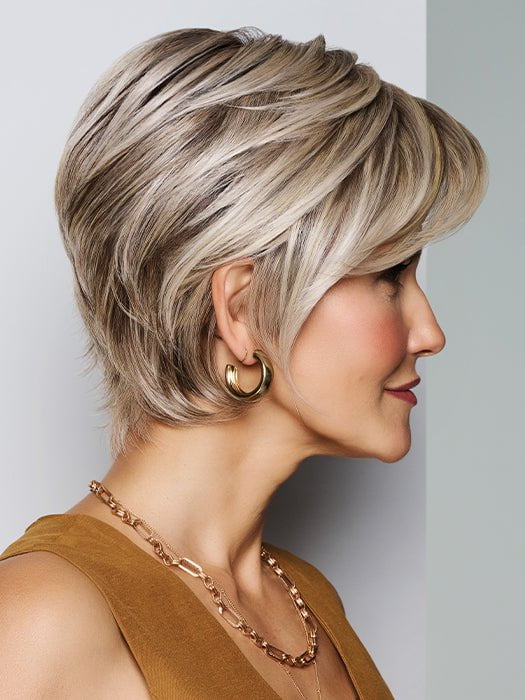 The volume at the crown creates a fuller appearance