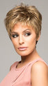 Raquel Welch WINNER in R11S+ GLAZED MOCHA | Warm Medium Brown with Golden Blonde Highlights on Top