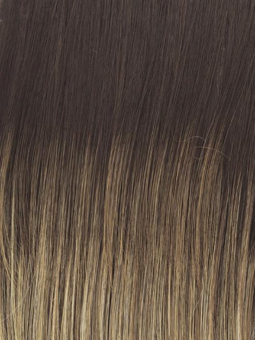 RL12/22SS SHADED CAPPUCCINO | Light Golden Brown Evenly Blended with Cool Platinum Blonde Highlights with Dark Roots