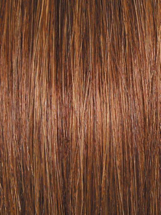 R10 CHESTNUT | Warm Medium Brown with Ginger Highlights on Top