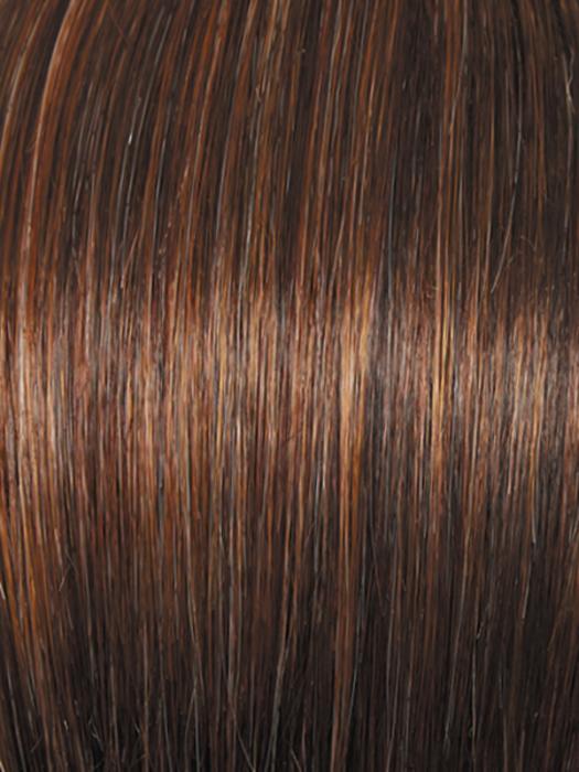 R829S+ GLAZED HAZELNUT | Rich Medium Brown with Ginger Highlights on Top

