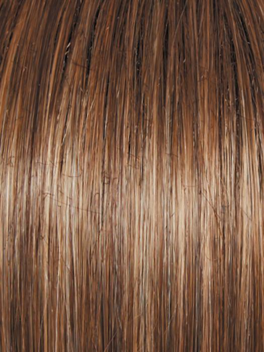 SS12/22 SHADED CAPPUCCINO | Light Golden Brown Evenly Blended with Cool Platinum Blonde Highlights and Dark Roots