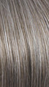 SANDY-SILVER | Medium brown transitionally blending to silver with silver bangs