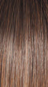 GF12-22SS SHADED CAPPUCCINO | Light Golden Brown Evenly Blended with Cool Platinum Blonde Highlights with Dark Roots