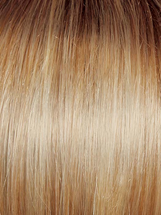 GF14-22SS WHEAT | Dark Blonde Evenly Blended with Platinum Blonde with Dark Roots