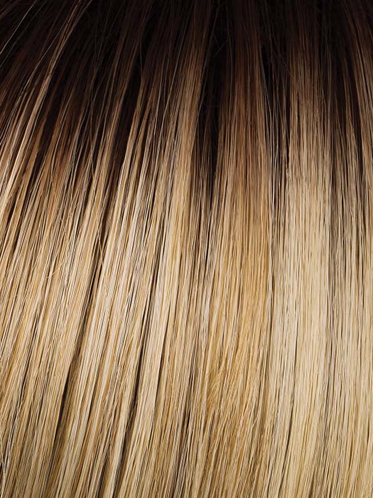 GF14-88SS GOLDEN WHEAT | Dark Blonde evenly Blended with Pale Blonde Highlights and Dark Roots