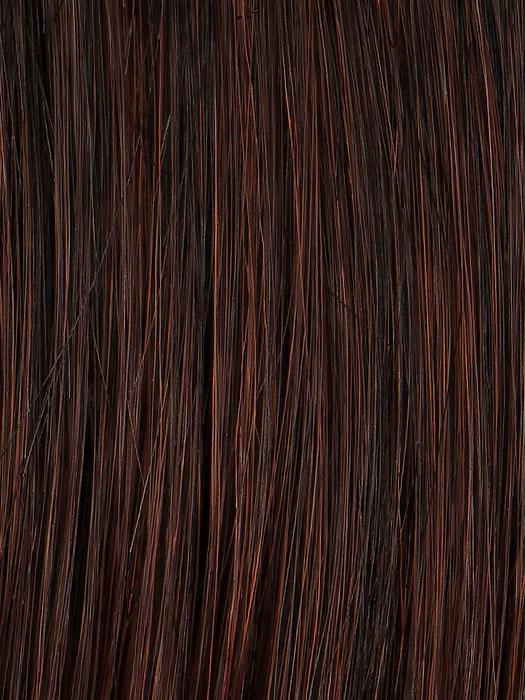 R435S+ GLAZED BLACK CHERRY | Midnight Brown with Burgundy highlights