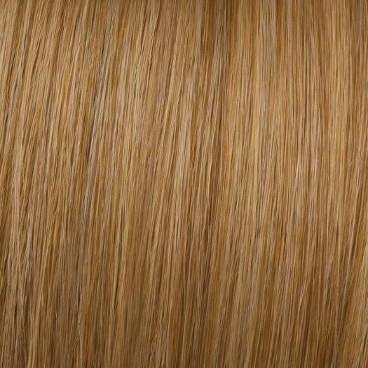 Color R14/25 = Honey Ginger: Dark Strawberry Blonde Blended With Pale Gold Blonde