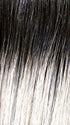 56/60/R8 | Lightest Grey Blend Rooted Medium Brown
