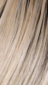 613/1001/R18 | Vanilla Blonde Platinum White Blend Rooted Ash Brown