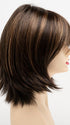 AMARETTO-CREAM | Dark Brown roots with overall Medium Brown base with Honey Blonde highlights